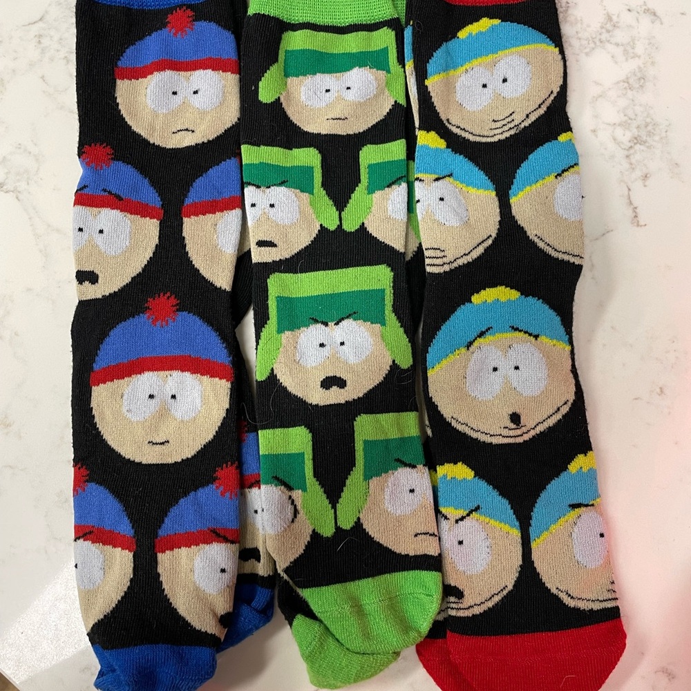 South Park Character Socks - Multicolor